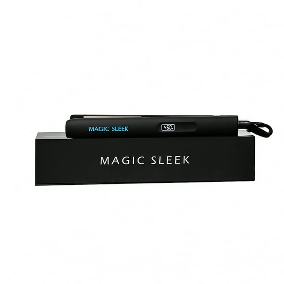 Magic Sleek Professional Titanium Flat Iron | Hair Straightener | 1 Inch