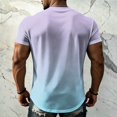 thumbnail image 5 of Uwinwear Men's UPF 50+ UV Sun Protection Shirts Cooling Fabric Light Weight T-shirts Fast Dry Crew Neck Short Sleeve Breathable Summer Beach Outdoor Casual Top,Pink,M, 5 of 5