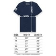 thumbnail image 6 of Indivisible Official U.S. Navy Stars Men's Classic Ring-Spun T-Shirt, Indigo Heather, Large, 6 of 7