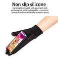 thumbnail image 6 of Clearance Gloves under $5,Sports Flip Two Finger Men'S Autumn And Winter Cycling Bike Plus Velvet Warm Windproof Non Slip And Water, 6 of 7