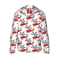 thumbnail image 3 of Balery Cartoon Helicopter Men's Women's UPF 50+ Sun Protection Lightweight Hoodie Performance Long Sleeve Shirt for Fishing Running-3X-Large, 3 of 9