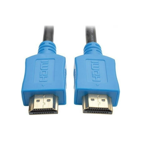 UPC: 0037332197115 | Tripp Lite High-Speed HDMI Cable with Digital Video and Audio Ultra HD 4K x 2K (M/M) Blue 10 ft. (P568-010-BL)