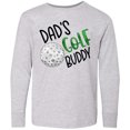 thumbnail image 3 of Inktastic Dad's Golf Buddy with Golf Ball Long Sleeve Youth T-Shirt, 3 of 5