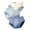Navy, variant on Glisme Toddler Boys Underwear Cute Cartoon Briefs 4Pcs Multipack Soft Underpants Size 4-5 Years