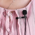 thumbnail image 2 of Mini Portable Clip-on Lapel Lavalier Condenser Mic Wired Microphone Compatible with iPhone iPad Android Smartphone DSLR Camera Computer PC Laptop, 2 of 5