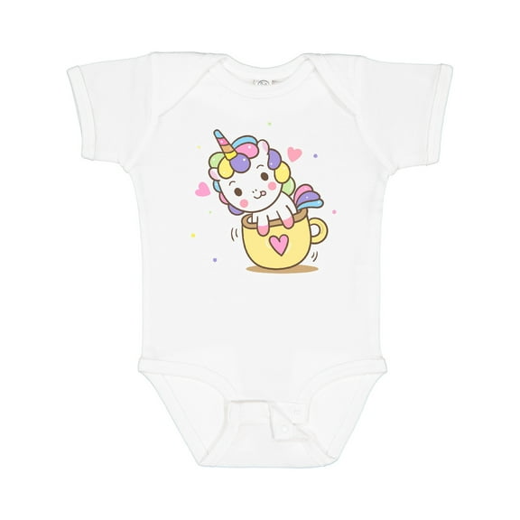 Inktastic Teacup Unicorn Boys or Girls Baby Bodysuit