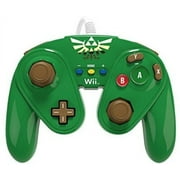 PDP Wired Fight Pad for Nintendo Wii U, Link, 085-006-LK