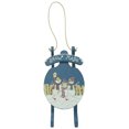 thumbnail image 1 of 16-1/2 HAND PAINTED WOOD "SNOW MAGIC" SLED WALL HANGING", 1 of 2