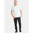 thumbnail image 3 of Athletic Works Men's and Big Men's Cotton Active Tee with Short Sleeves, Sizes XS-4XLT, 3 of 5