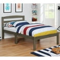 thumbnail image 6 of Furniture of America Knott Mattress Ready Wood Brushed Gray Twin Kids Bed, 6 of 6