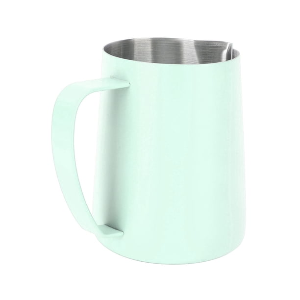 Taza De Espuma De Leche, Jarra De Leche De Acero Inoxidable De 480 Ml Taza De De Leche Jarra De De Leche Jarra De Espuma De Leche Jarra De Espuma De Leche Con Escala