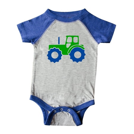 

Inktastic Cute Green Tractor Gift Baby Boy or Baby Girl Bodysuit