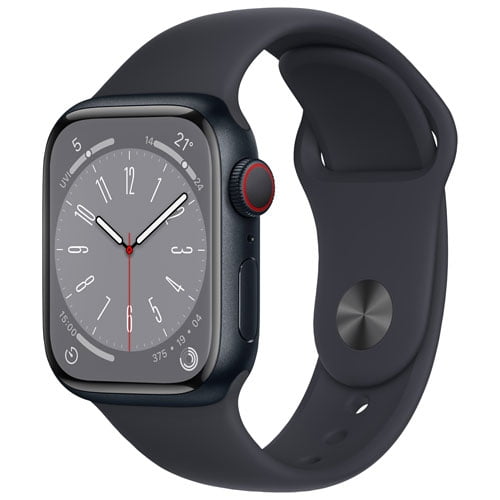 Open Box Apple Watch Series 8 GPS Cellular 41mm Midnight