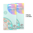 thumbnail image 1 of Magic Spot Patch Hydrocolloid Clear Pimple Absorbing Acne Patch -2 boxes of 72, 1 of 7