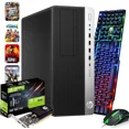 thumbnail image 1 of Restored HP G3 Desktop Gaming Tower PC, Intel Core i5-6th Gen. 16GB Ram, 128GB SSD + 1TB Hard Drive, NVIDIA GeForce GT 1030 DDR5, WiFi, RGB Keyboard & Mouse, Windows 11 Pro (Refurbished), 1 of 8