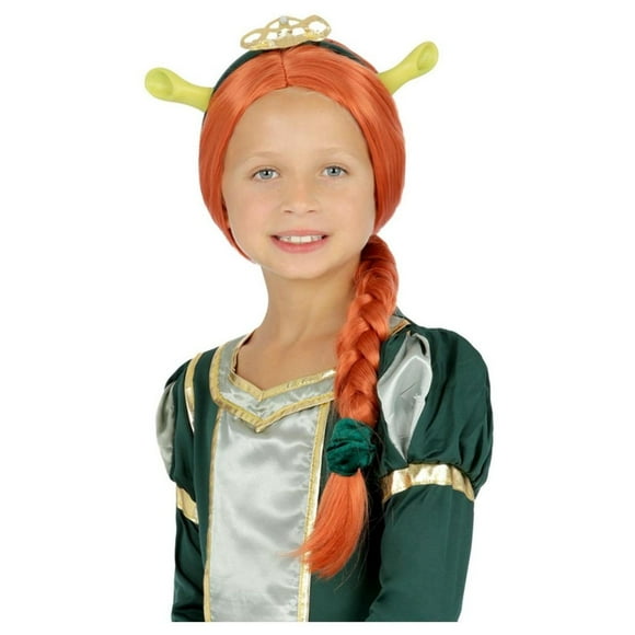 Shrek Girls Fiona Plaited Costume Headwear