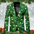 thumbnail image 4 of Adult Mens Christmas Suits 2 Piece Funny One Button Xmas Ugly Tuxedo Jacket And Trousers Set Comfortable Slim Fit Winter Party Mens Suits, 4 of 7