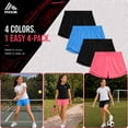 thumbnail image 7 of RBX Girls Athletic Shorts Breathable Performance Double Mesh Gym Running Dolphin Shorts, 7 of 7