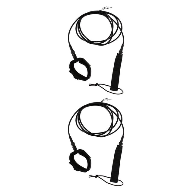 Cuerda de paleta Universal Soidarity para tabla de surf inoxidable color Negro 5 pulgadas 2Conjunto
