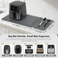 thumbnail image 3 of 24x16" Silicone Heat Resistant Mat | XL Counter Protector for Air Fryer, Oven & Microwave | Fits Ninja & Cosori | Gray, 3 of 7
