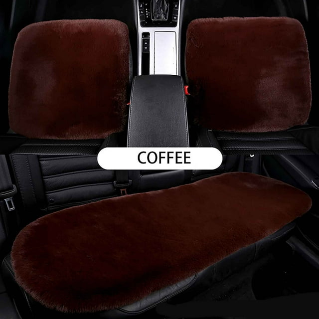 Openpig Imitation Seat Cover Car Seat Cushion Interior Plus Velvet Thick Warm Three-piece Set