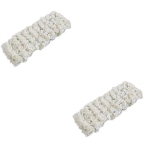 2 Count Roses Artificial Flowers Bulk Wedding Decoration Garland White