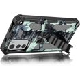 thumbnail image 2 of Camouflage Magnetic Kickstand Case for Motorola Moto E32, Military Grade Heavy Duty Shockproof Protection Army Camo Phone Cover Case for Motorola Moto E32S/E32 MC Dark Blue, 2 of 7