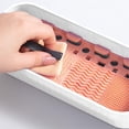 thumbnail image 4 of onlyliua Ofertas Flash Caja de Almacenamiento para Limpieza de Brochas de Maquillaje, Portátil, a Prueba de Cenizas, con Limpieza para Brochas de Maquillaje, Estante para Secar Brochas, 4 of 7