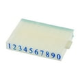 thumbnail image 4 of Uxcell 5mm Plastic 9 Digits Font Size 5 Numeral 0-9 Detachable Number Stamp Set, 4 of 5