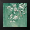 thumbnail image 2 of Vassileva, Silvia 15x15 Black Modern Framed Museum Art Print Titled - Cherry Cloud I Jade, 2 of 5