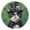 Black, variant on Round Clock Gold Clock 9.84*9.84 Inch Round Art Clock Decorative Clock Creative Clock Dual-Purpose Clock Wall Clock Clock Fashion Decoration Cat in A Suit