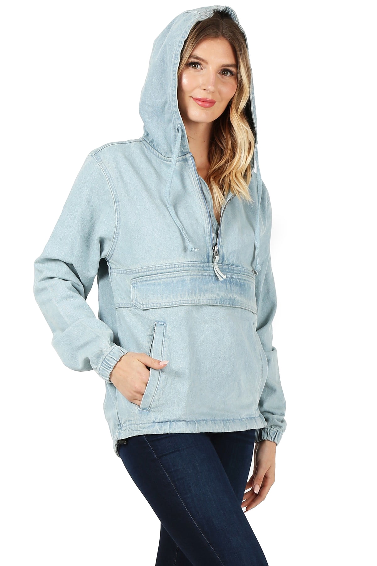 Compare prices for Denim Zip-Through Hoodie (1A5W85) in official