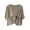 Khaki06, variant on Karymi Shirts for Women Solid Crew Neck Short Sleeve T-Shirt, Back Cutout Split Design Loose Cropped Casual Tee, Basic Top T Shirts for Women