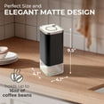 thumbnail image 2 of Kaffe Coffee Canister, Perfect Coffee Container Airtight, Smart Coffee Canister for Ground Coffee, Glass Jar, (16oz), 2 of 7