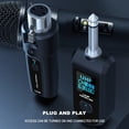 thumbnail image 4 of 3X Adaptador UHF XLR, Transmisor y Receptor de Micrófono Inalámbrico para Micrófono Dinámico, Mezclador de Audio para Guitarra, PA, 4 of 5