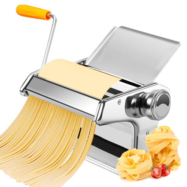 HSE Pasta Maker Machine Stainless Steel Hand Crank Manual Pasta Roller