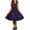 Purple, variant on Girls Halloween Dress Fashion Casual Holiday Casual A Line Dresses Sleeveless Crew Neck Sundress with Cute Bow (13 Years, Purple)