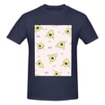 thumbnail image 4 of Bingfone Avocado Doing Sport Yoga Men'S Loose Fit Short-Sleeve Pocket T-Shirt, 4 of 7
