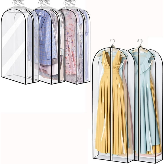 40" Clear Garment Bags   65" Clear Garment Bags