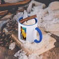 thumbnail image 5 of 3dRose, Vintage Monte Carlo Vacation Travel Poster, 11oz Two-Tone Blue Mug, 5 of 7