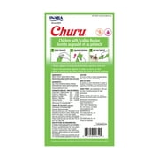 INABA Churu Creamy, Lickable Purée Cat Treat w Taurine, 0.5 oz, 24 Tubes, Chicken w Scallop Recipe