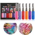 thumbnail image 1 of Juego de 6 colores de tiza temporal para el cabello, lavable, tinte para el cabello, cera, colorante para el cabello, crema, colorante para el cabello, máscara para teñir el cabello, fiesta, cumpleaño, 1 of 3