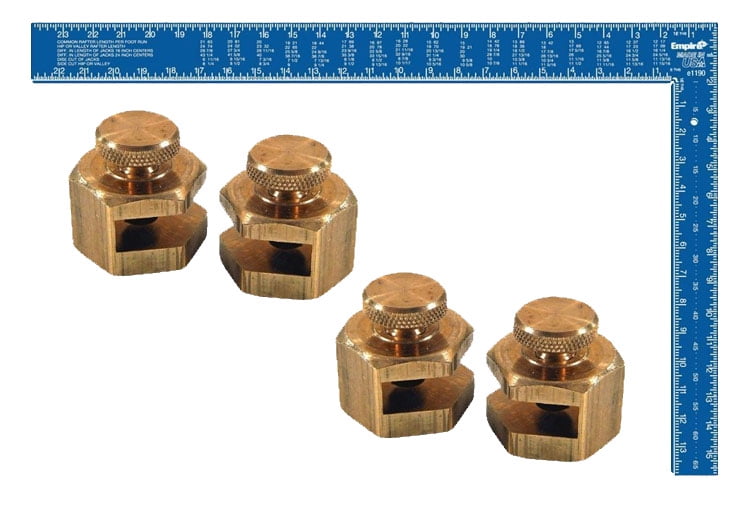 Empire 105 1190 Brass Stair Gauge /& Anodized Framing Square Kit New