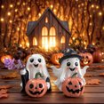 thumbnail image 4 of Wweixi Resin Pumpkin Dog Figurine Essential For Halloween Home Decor Creating Festive Atmosphere 2, 4 of 6