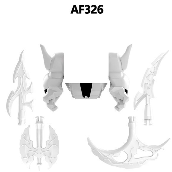 Bloques de construcción de mano móvil para niños  figuras de acción de héroes de la película  Chatacter  MOC  juguetes  regalos  AF321  AF322  AF323  AF324  AF325  AF326