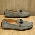 thumbnail image 3 of Men's Casual Loafers Slip On Leather Shoes Lightweight Driving Shoes Moccasins Classic Penny Loafer Flats Boat Shoes, 3 of 10