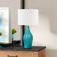 thumbnail image 2 of Evelyn&Zoe 28" Traditional Porcelain Table Lamp with White Drum Linen Shade, 2 of 9