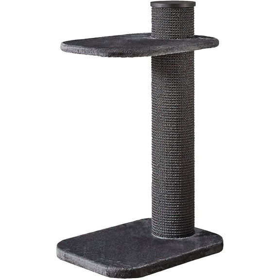 Two by Two Maple Cat Tree 2 Grey 38.2-inch Cat Scratching Post