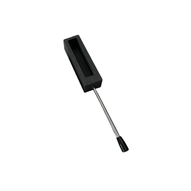 Moulage de Lingots de Graphite Raffinage avec Poignée Versement pour Alliage Aluminium 3Kg