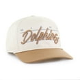 thumbnail image 2 of Men's '47  Natural Miami Dolphins Condor Two-Tone Hitch Adjustable Hat, 2 of 3